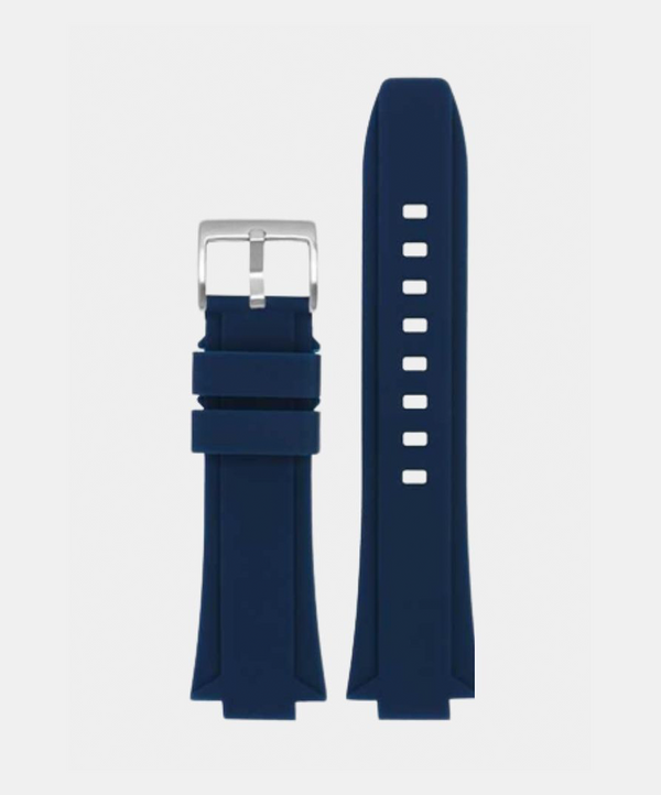 Bracelet de montre en caoutchouc - Bleu marine